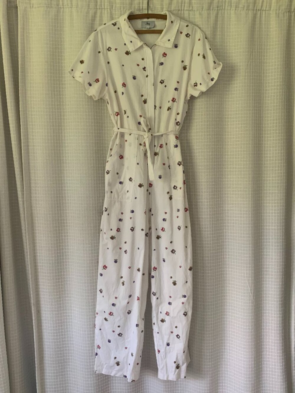 LOUP Short Sleeve Zipper Jumpsuit